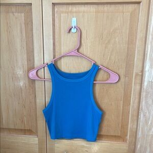 Blue Wild Fable cropped tank